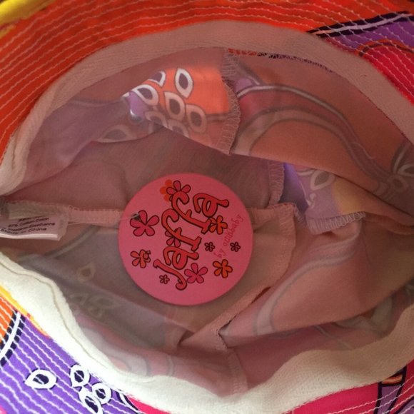 Toddler Summer Retro Floral Bucket Hat - Picture 5 of 6